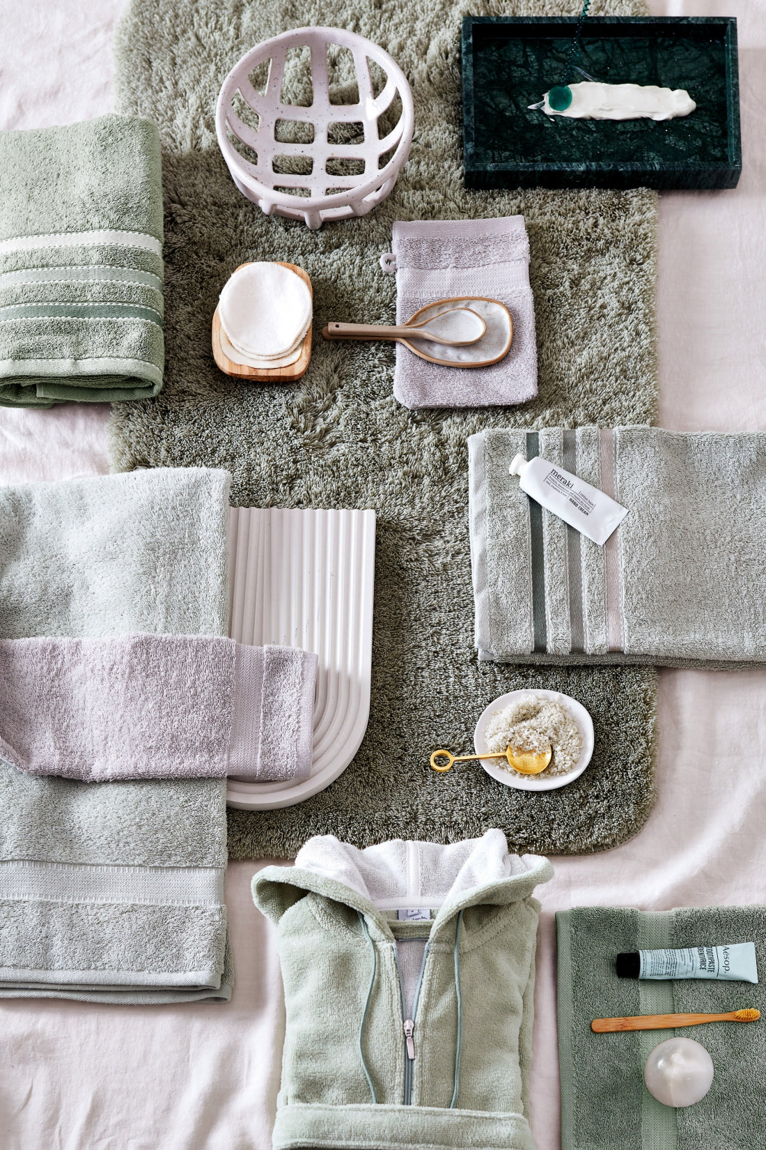 PRESTIGE PLAIN badgoed | smoke green