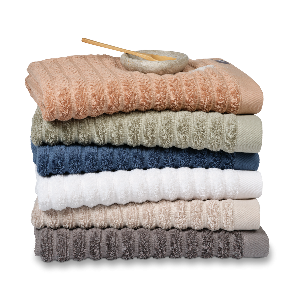 HOME TOWEL WAVE | white