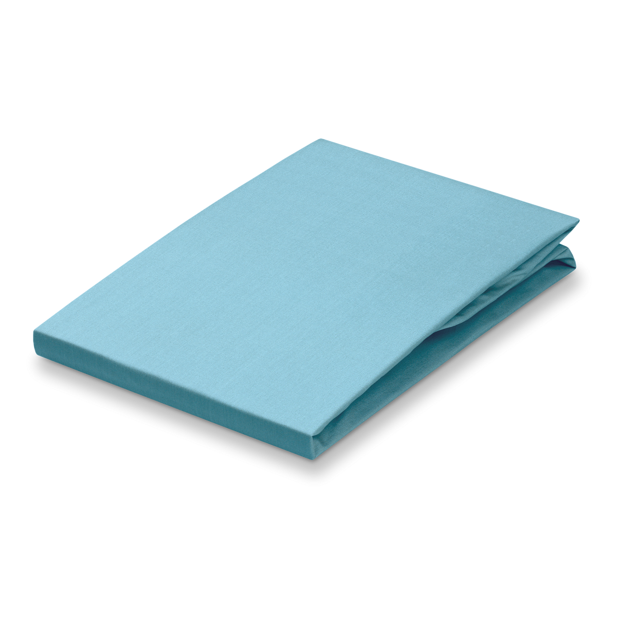 PERCALE hoeslaken | ice blue