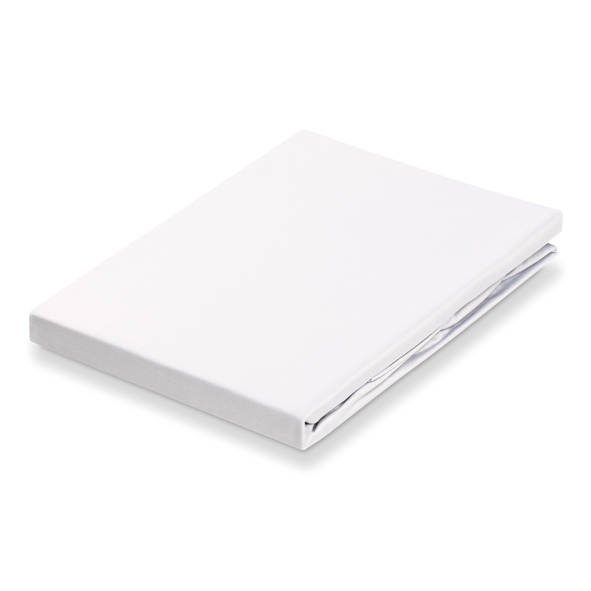 SATIJN hoeslaken | white