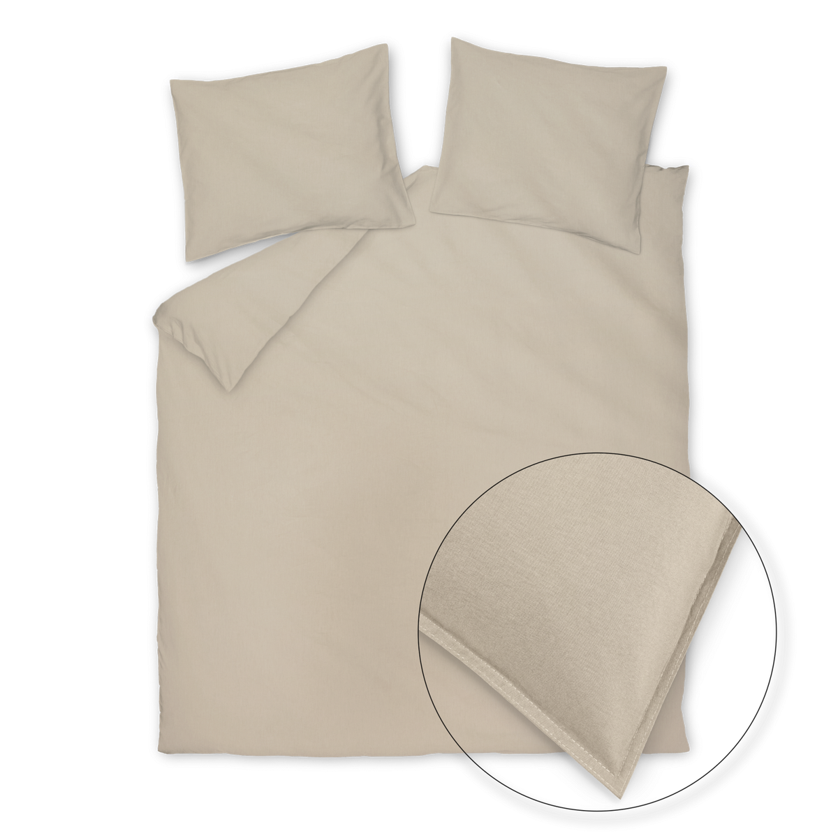 WASHED COTTON dekbedovertrekset | linen