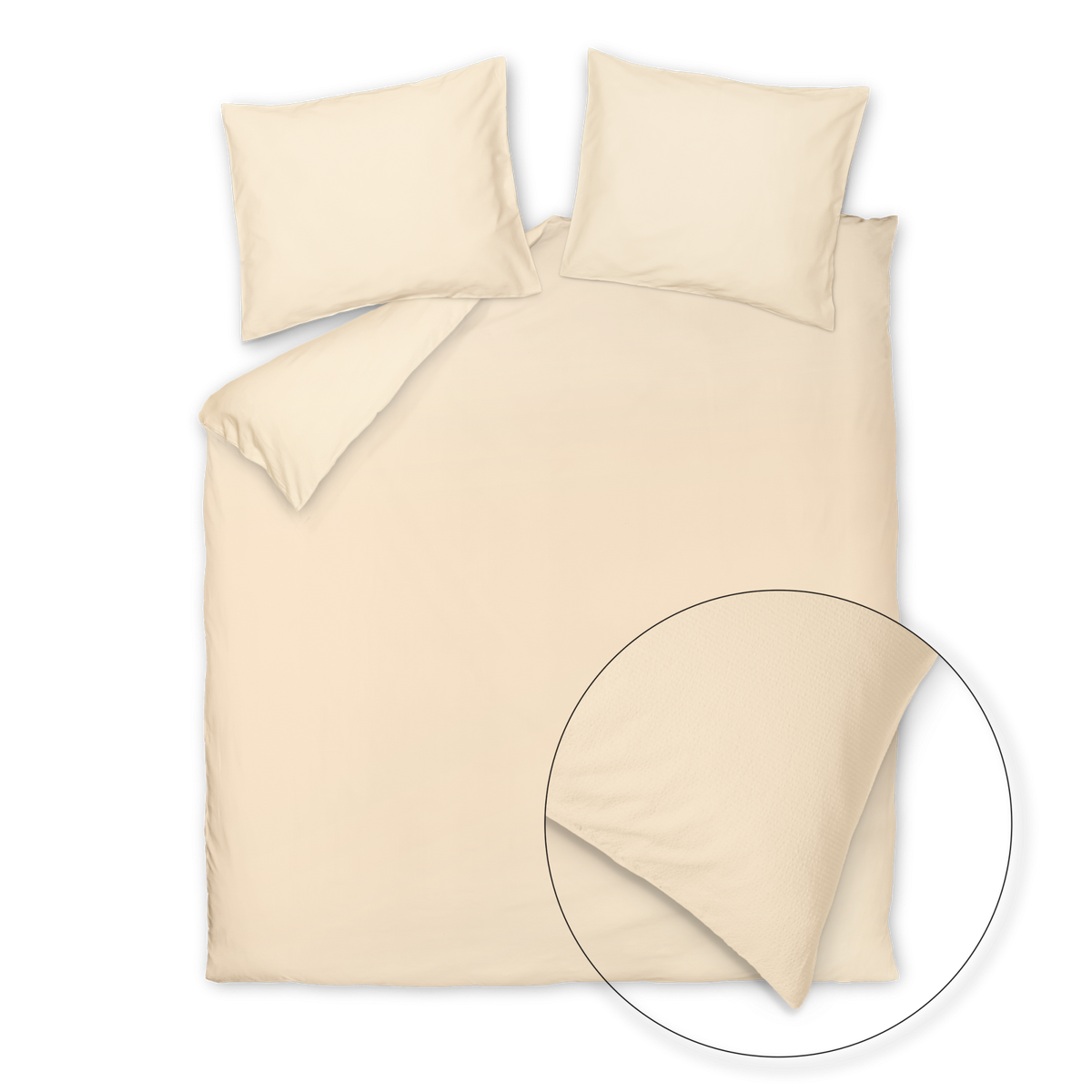 Cotton Breeze XL dekbedovertrekset | bleached sand