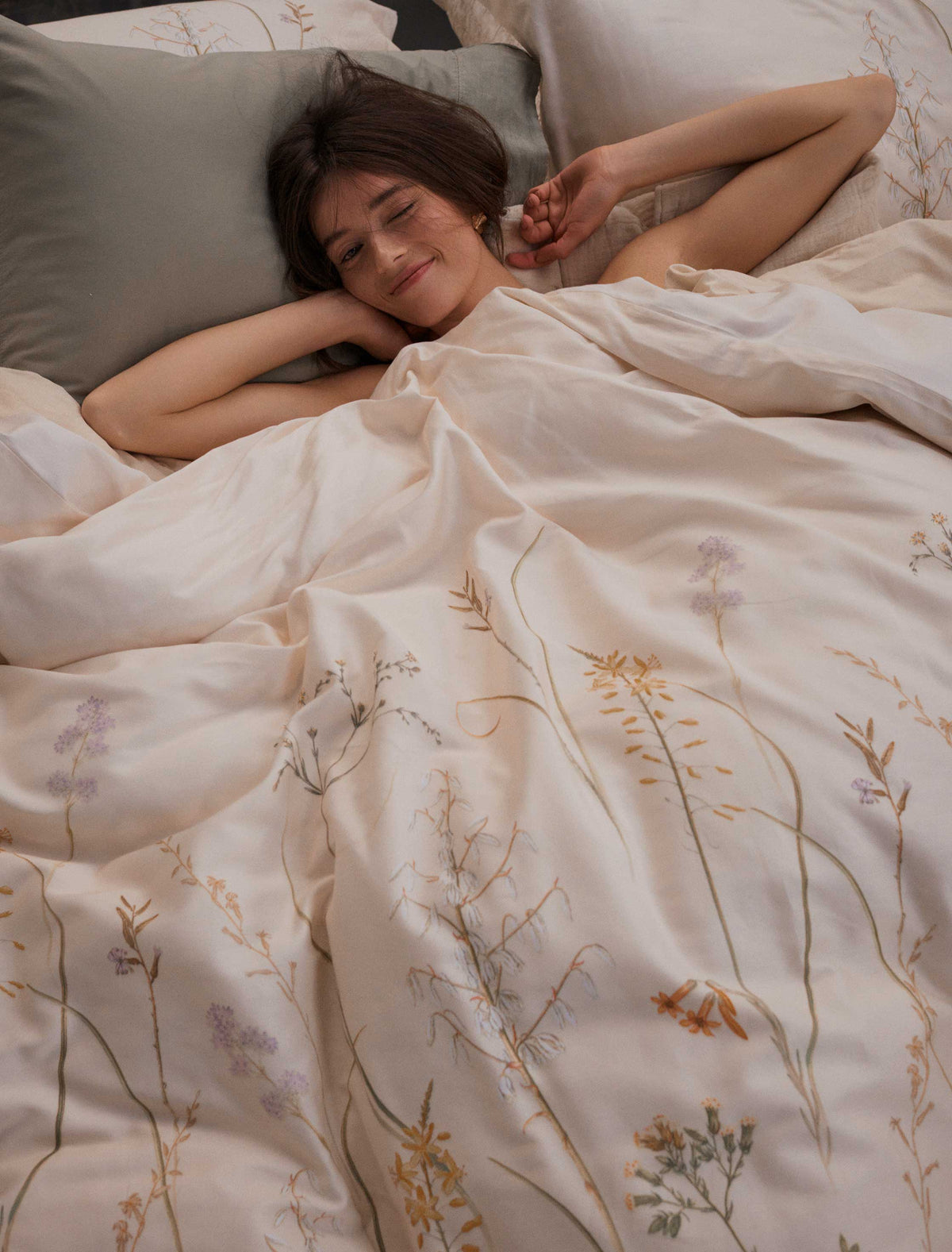 SOOTHING DREAMS XL dekbedovertrekset | sand