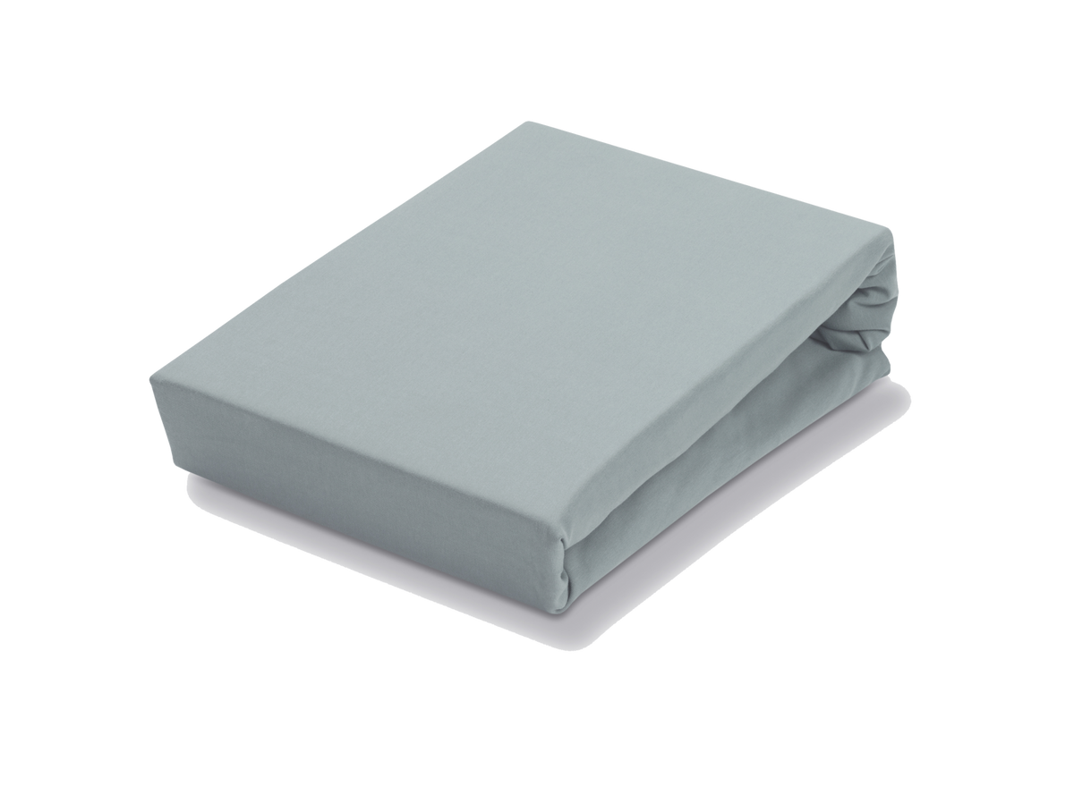 JERSEY SUPREME topper hoeslaken | pearl blue