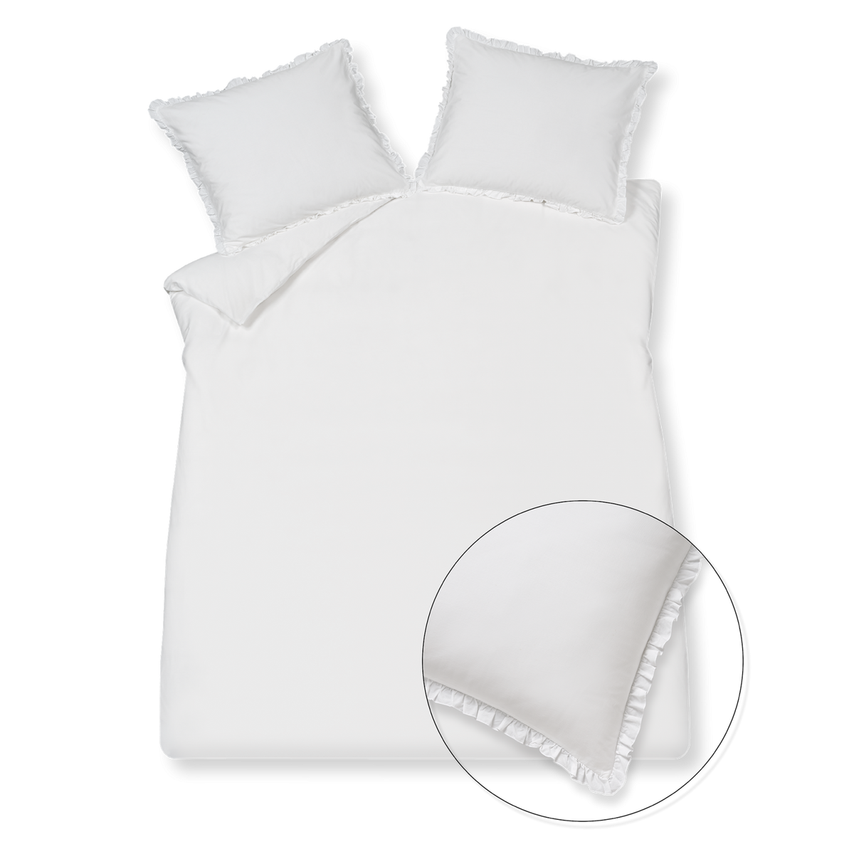 PURE 83 dekbedovertrekset | white