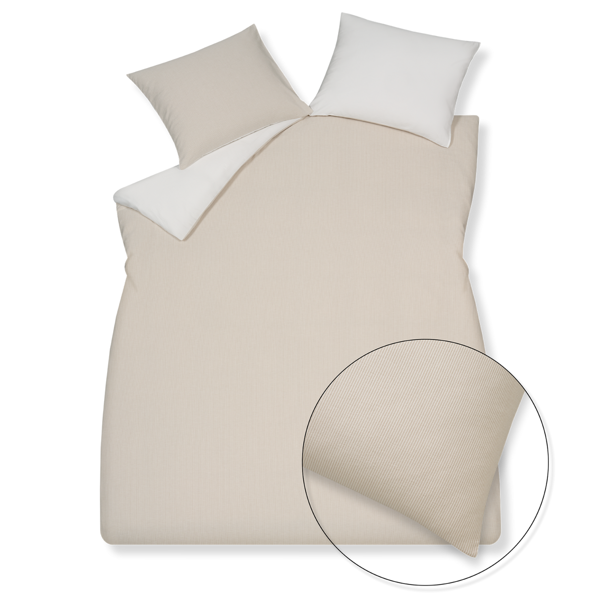 PURE 89 XL dekbedovertrekset | stone