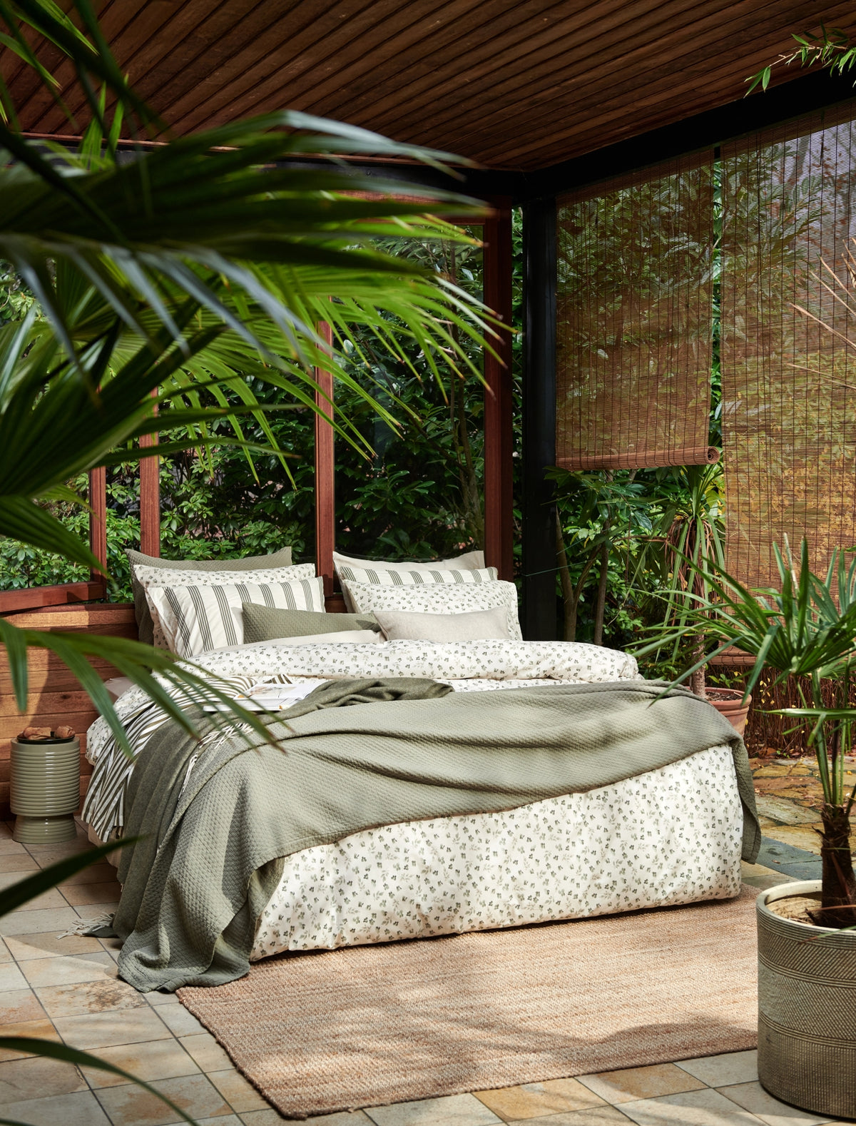 PURE 89 dekbedovetrekset | smoke green