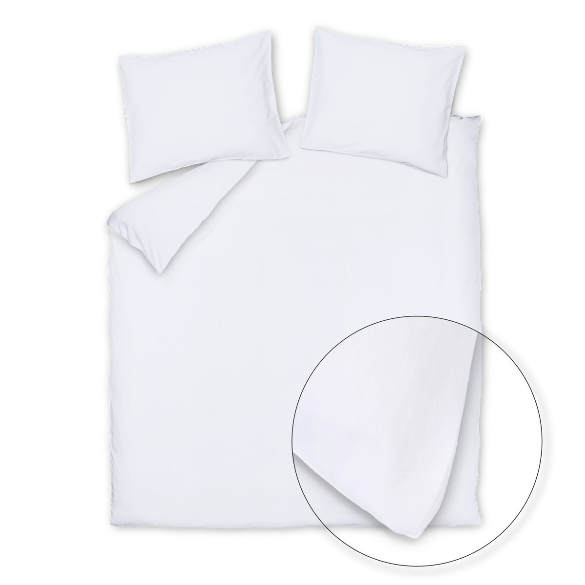 PURE SERENE dekbedovertrekset | white