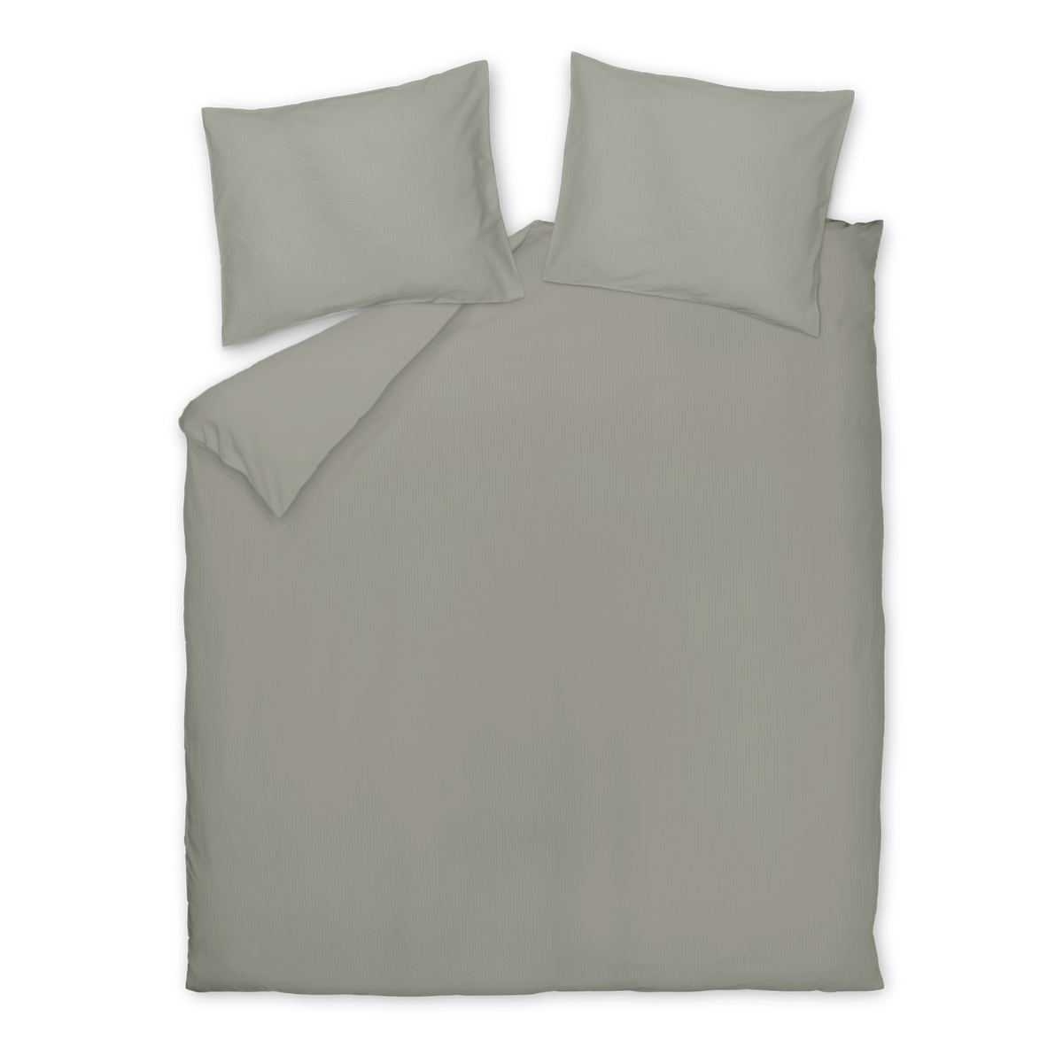 PURE FLOW XL dekbedovertrekset | smoke green