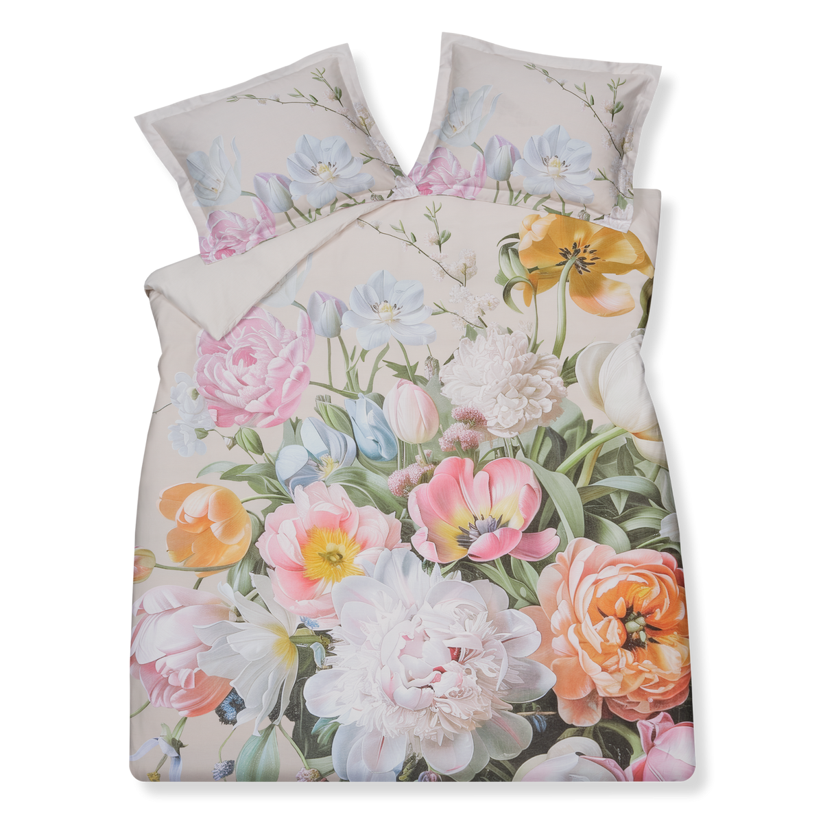 FLEUR FESTIVE dekbedovertrekset | cream tan