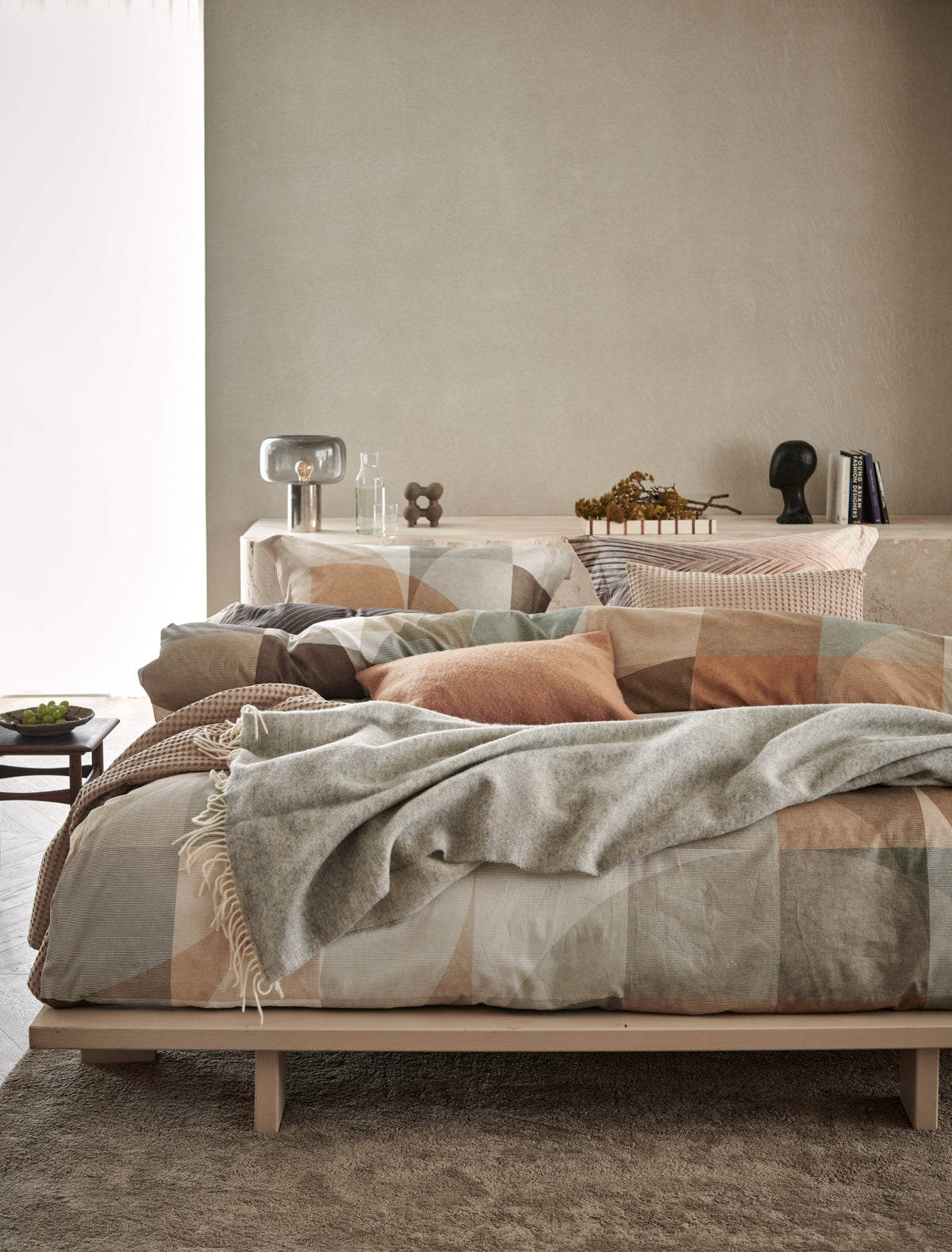MUTED SHAPES XL dekbedovertrekset | multi