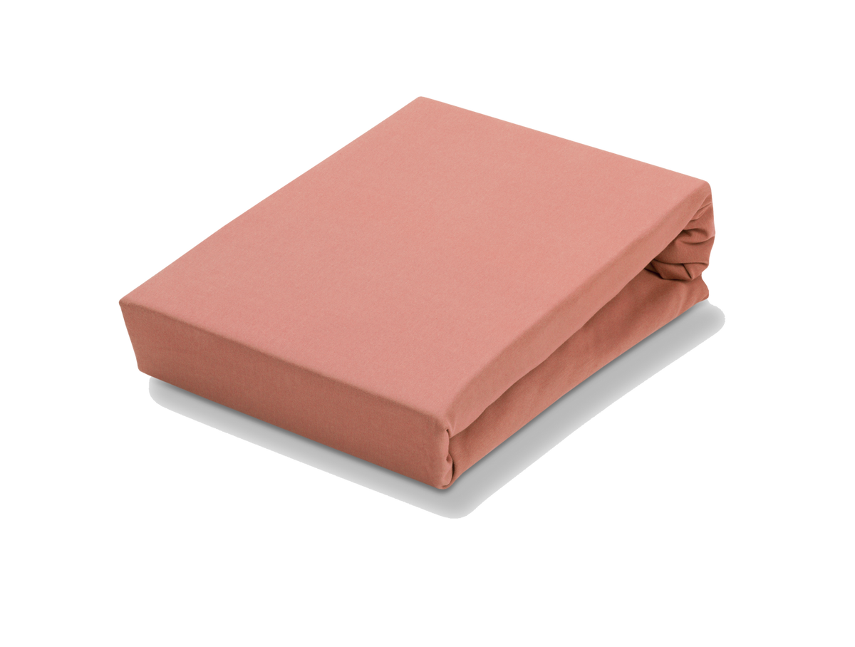 JERSEY SOFT topper hoeslaken | brick dust