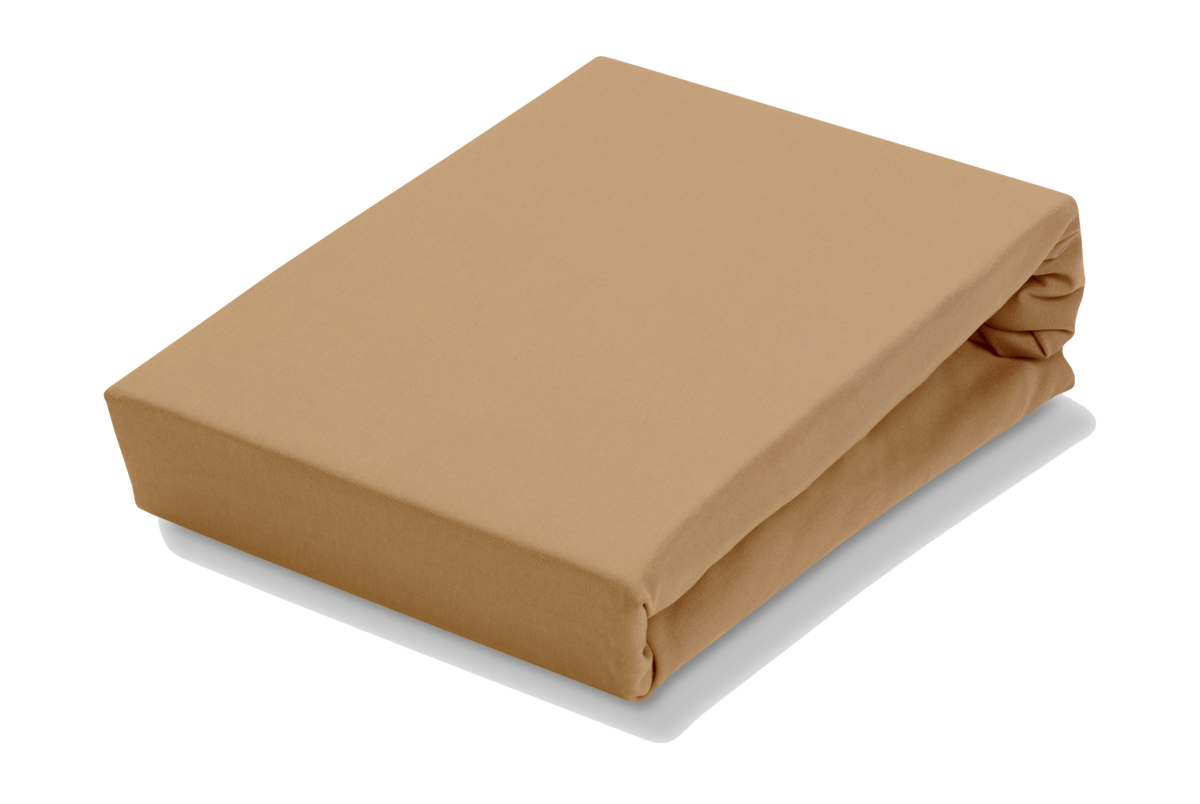 JERSEY SOFT 120 topper hoeslaken | toffee