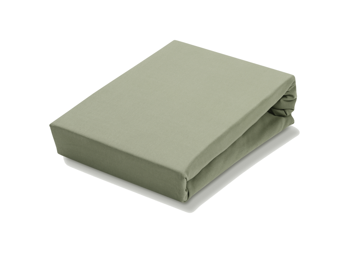 JERSEY SOFT 120 hoeslaken | light olive