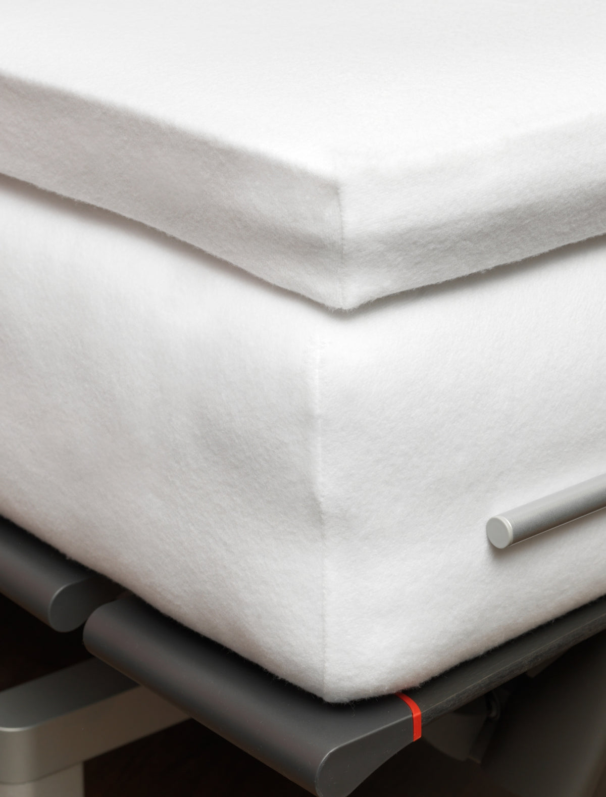 MOLTON STRETCH matrasbeschermer voor topper | white